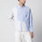 Camicia color-block a righe in cotone