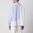 Camicia color-block a righe in cotone
