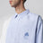 Camicia color-block a righe in cotone