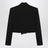 Black wool gabardine spencer tuxedo