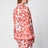 Vanity shirt in silk with majolica print, multicolor
