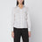 White pinstriped shirt in silk and cotton
