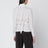 White pinstriped shirt in silk and cotton