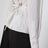 White pinstriped shirt in silk and cotton