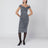 Robe à imprimé diagonal en mélange de soie