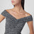 Robe à imprimé diagonal en mélange de soie