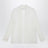 Blouse avec lavallière en chiffon et dentelle écru
