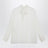 Blouse avec lavallière en chiffon et dentelle écru