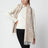 Beige Anagram wool and cashmere scarf
