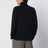 Klassischer Rollkragenpullover navyblau aus Baby-Kaschmir