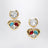 Orecchini a clip con pendente a cuore