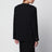 Giacca doppiopetto nera in tweed bouclé