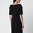 Off-Shoulder Black Wool Crêpe Jacket
