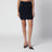 Navy blue merino wool knit mini skirt