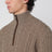Brauner Zopfmuster-Pullover aus Baby-Kaschmir