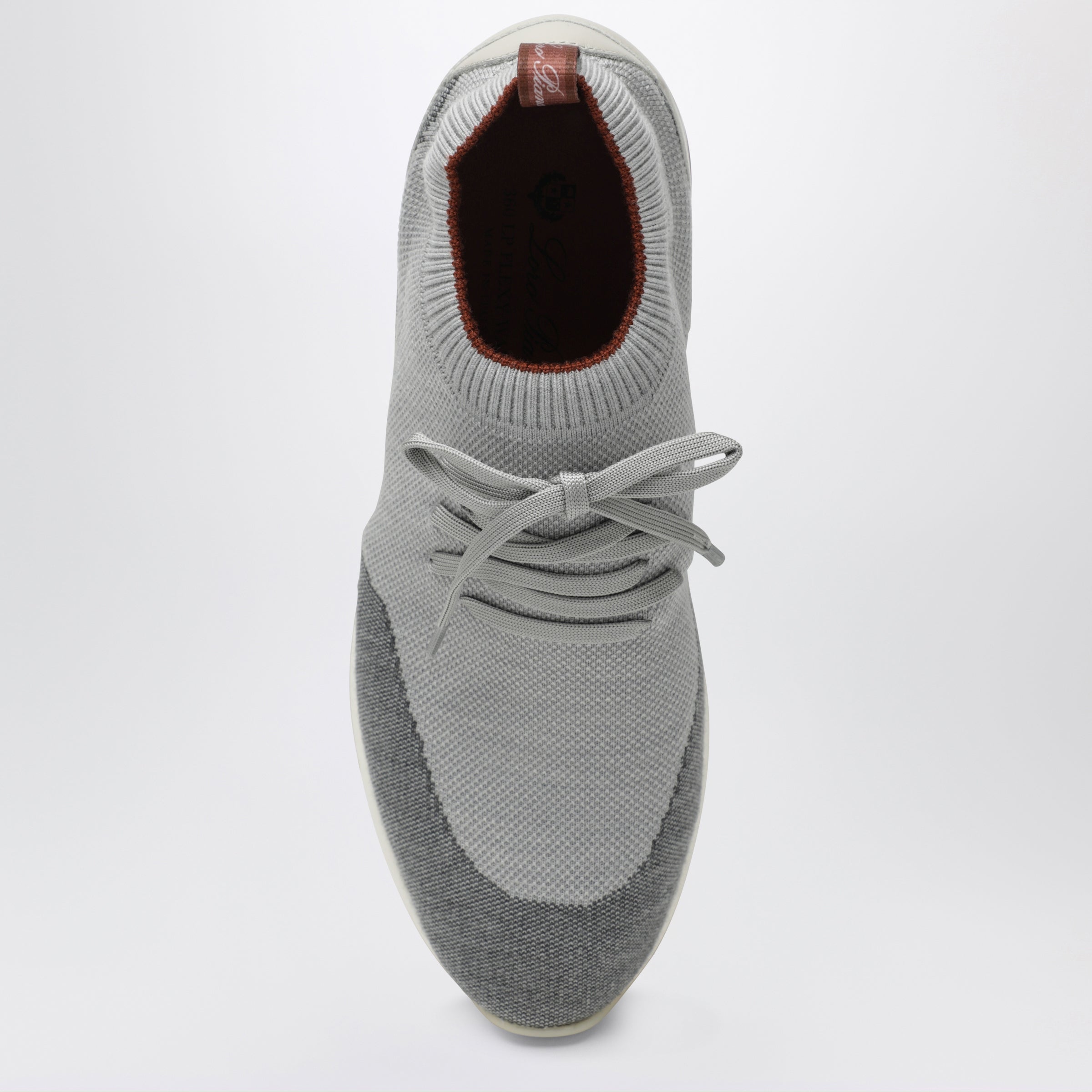 Loro Piana 360 LP Flexy Walk Gray Mix Wool Sneakers | TheDoubleF