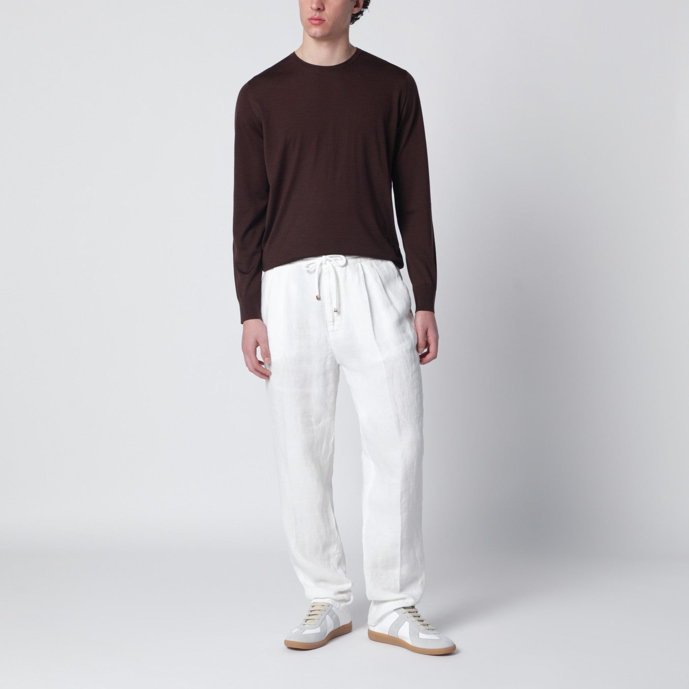 Brown wool sweater