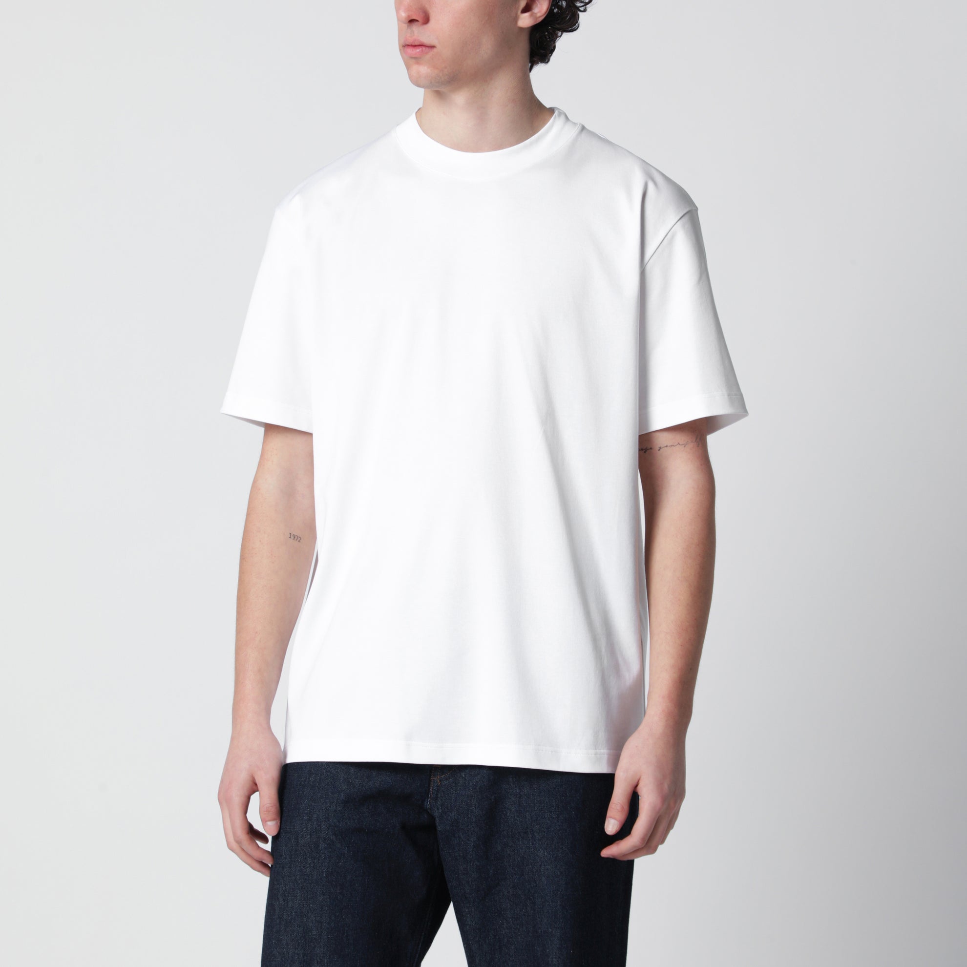 White cotton T-shirt