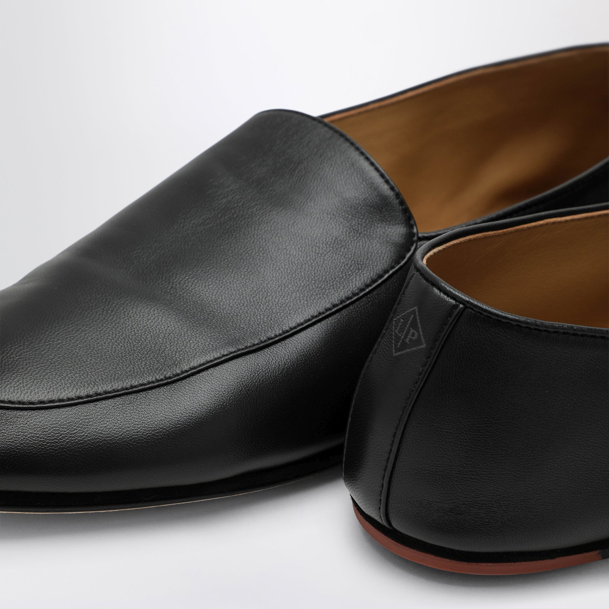 Mocassins Anton Walk en peau d'agneau noire