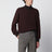 Pull Roadster en cachemire bordeaux/marron