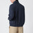 Marineblauer Bomber mit Reißverschluss aus Mikrofaser