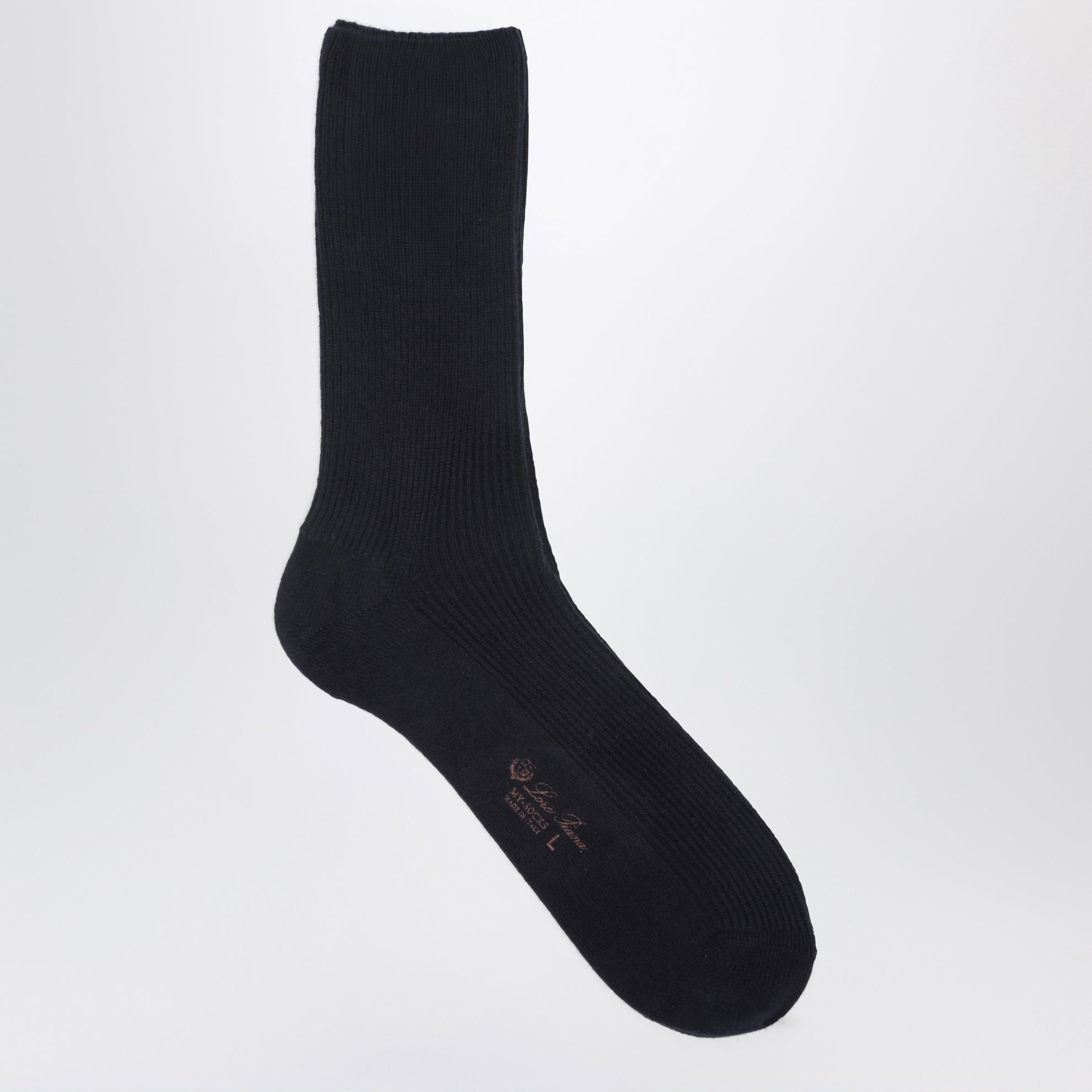 Calze blu navy in baby cashmere