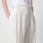 Lodger trousers in linen and wool in ivory