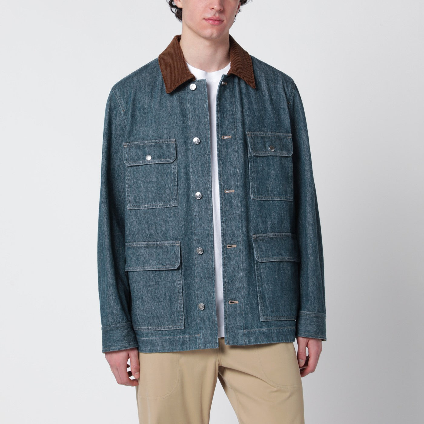 Cobh jacket in Midnight Silk blue denim