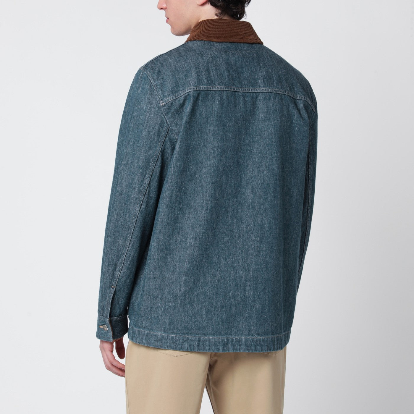 Cobh jacket in Midnight Silk blue denim