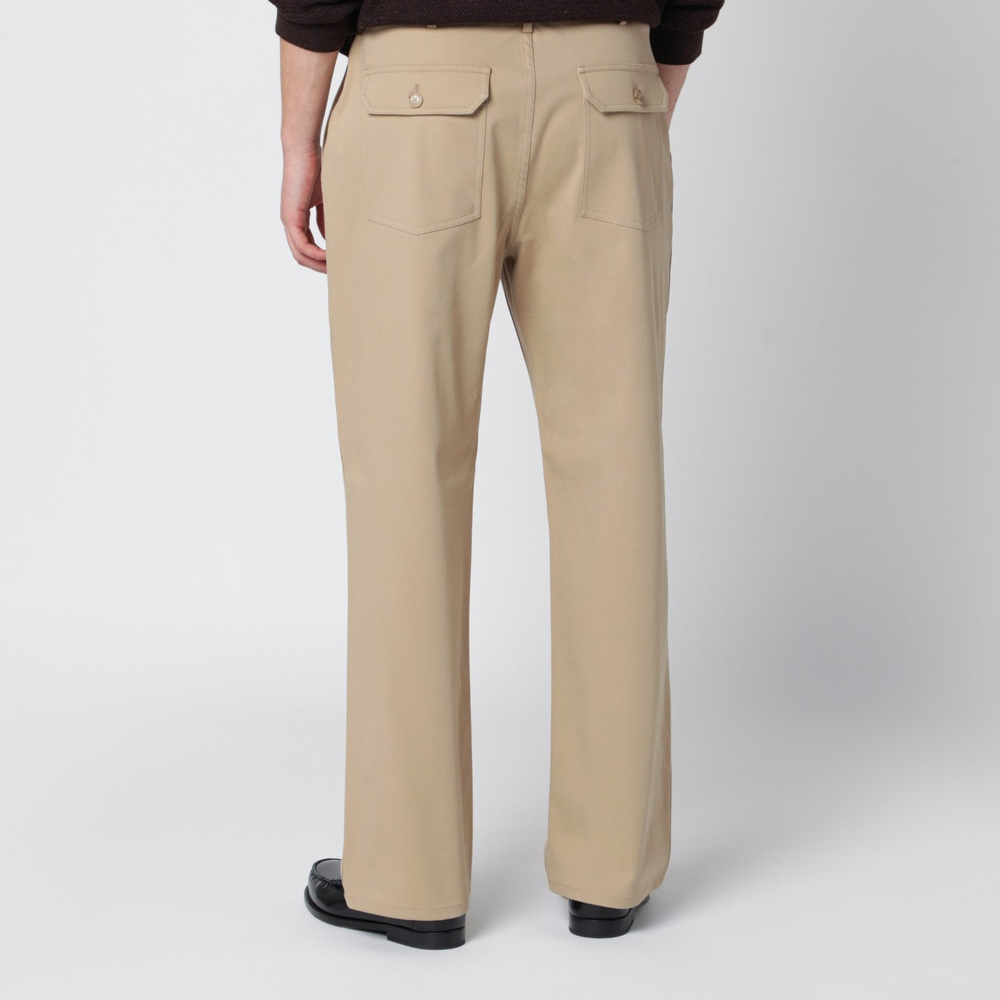 Dustin beige cotton trousers