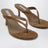 Farah Pantoletten aus Wildleder in Butterscotch-Farbe