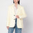 Butter-coloured wool jacket
