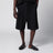 Bermuda ample noir en laine
