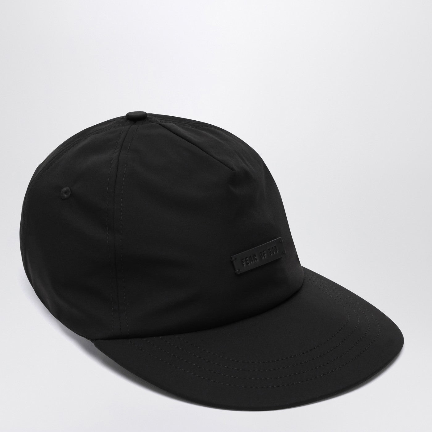 Casquette de baseball noire en nylon