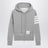 Hellgraues klassisches Loopback-Baumwoll-Sweatshirt