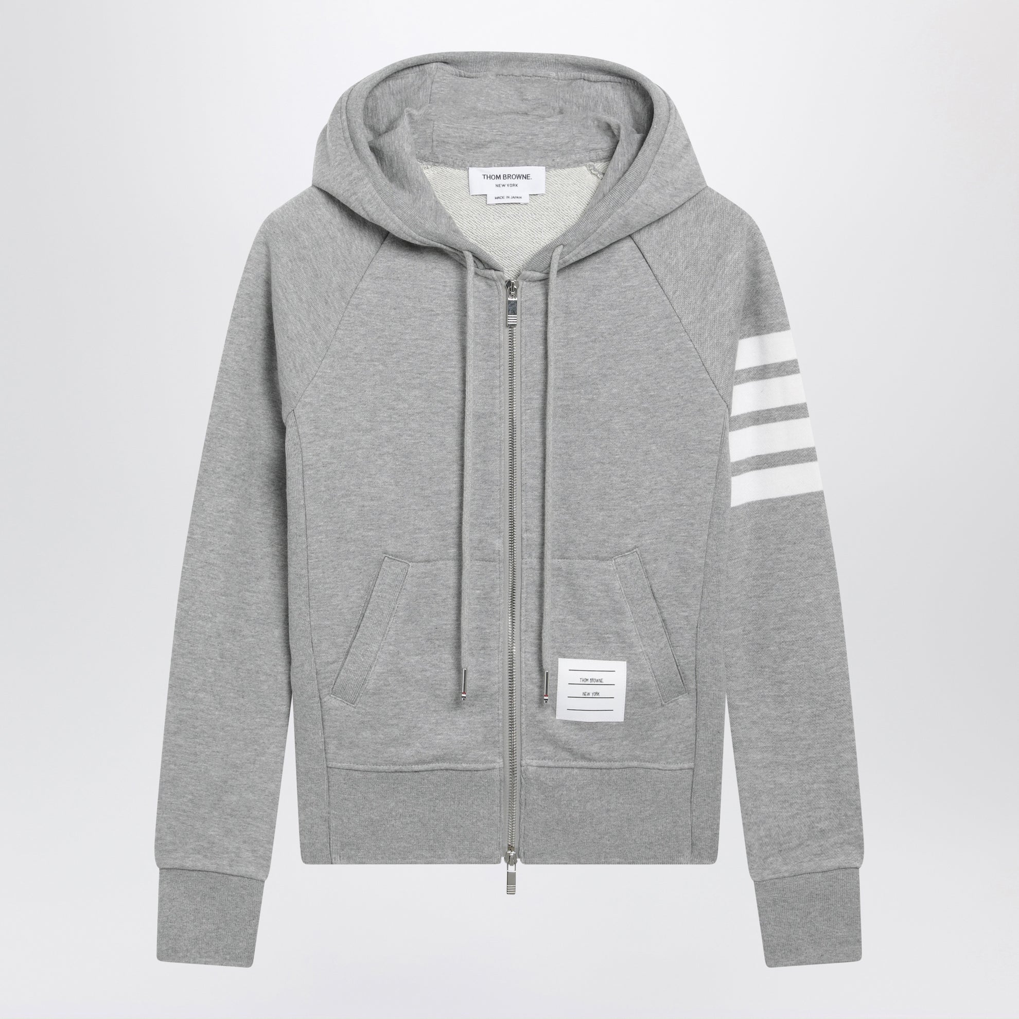 Hellgraues klassisches Loopback-Baumwoll-Sweatshirt