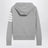 Hellgraues klassisches Loopback-Baumwoll-Sweatshirt