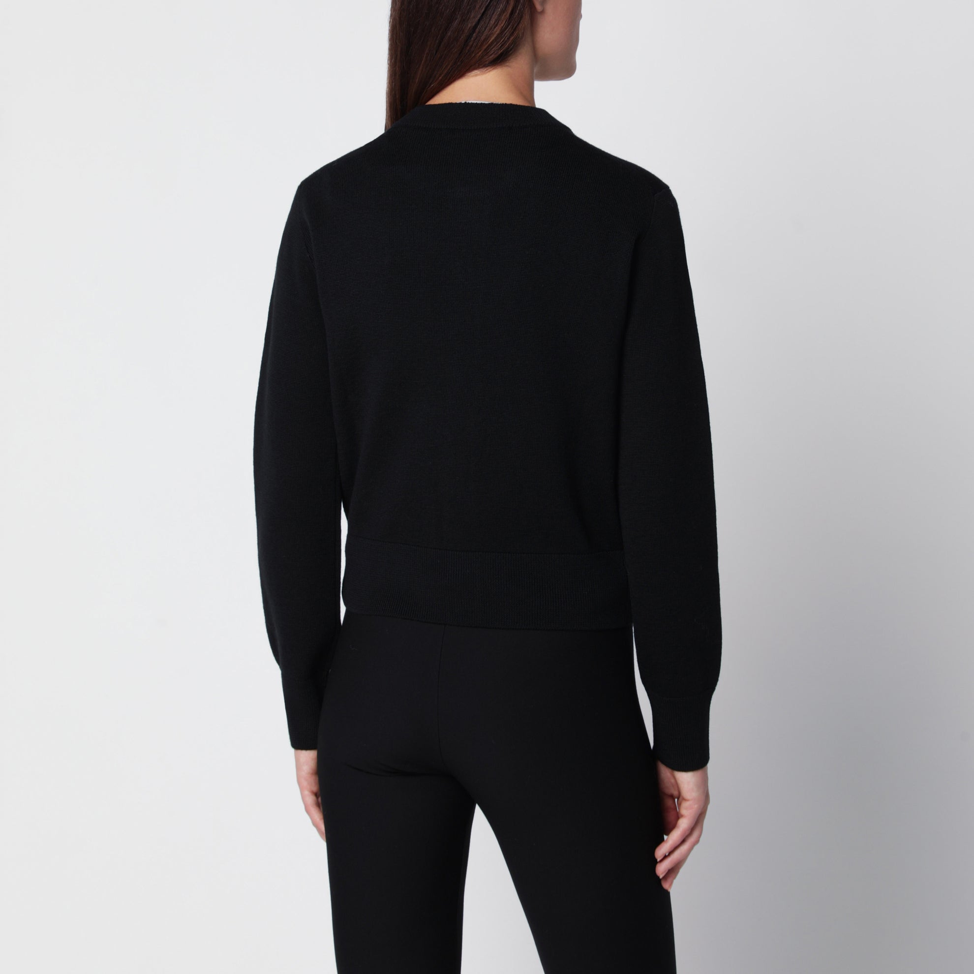 Cardigan Ami De Coeur in lana nero