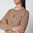 Cardigan Ami De Coeur en laine camel