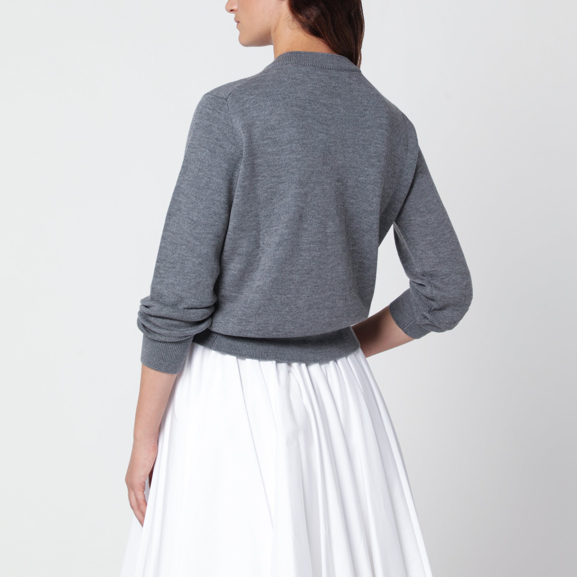 Grey Ami De Coeur wool cardigan