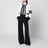 White cable-knit cardigan in wool