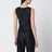 Black draped Fonda top