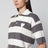 Ami de Coeur striped cotton knit polo shirt