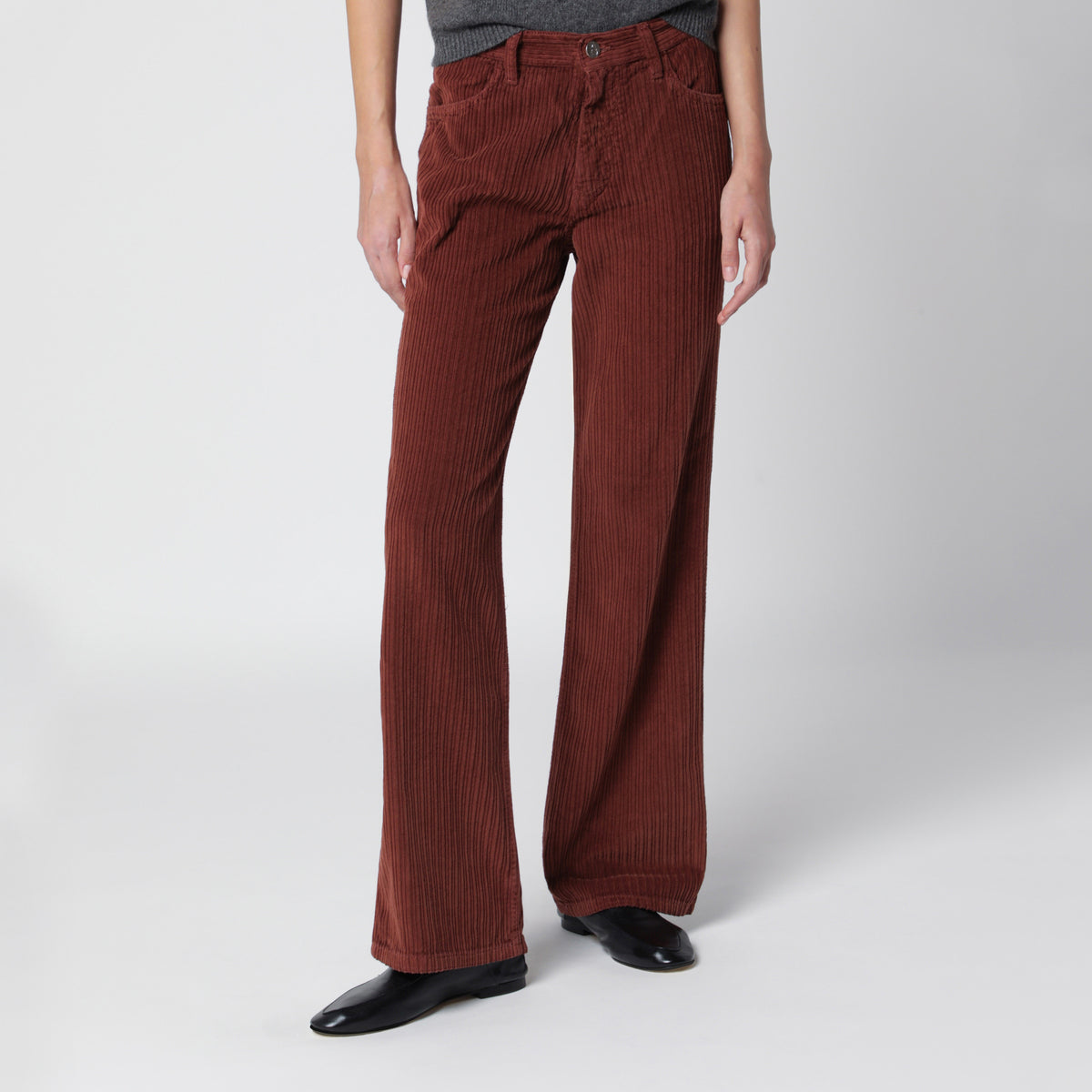 France Brown 21 Cordhose