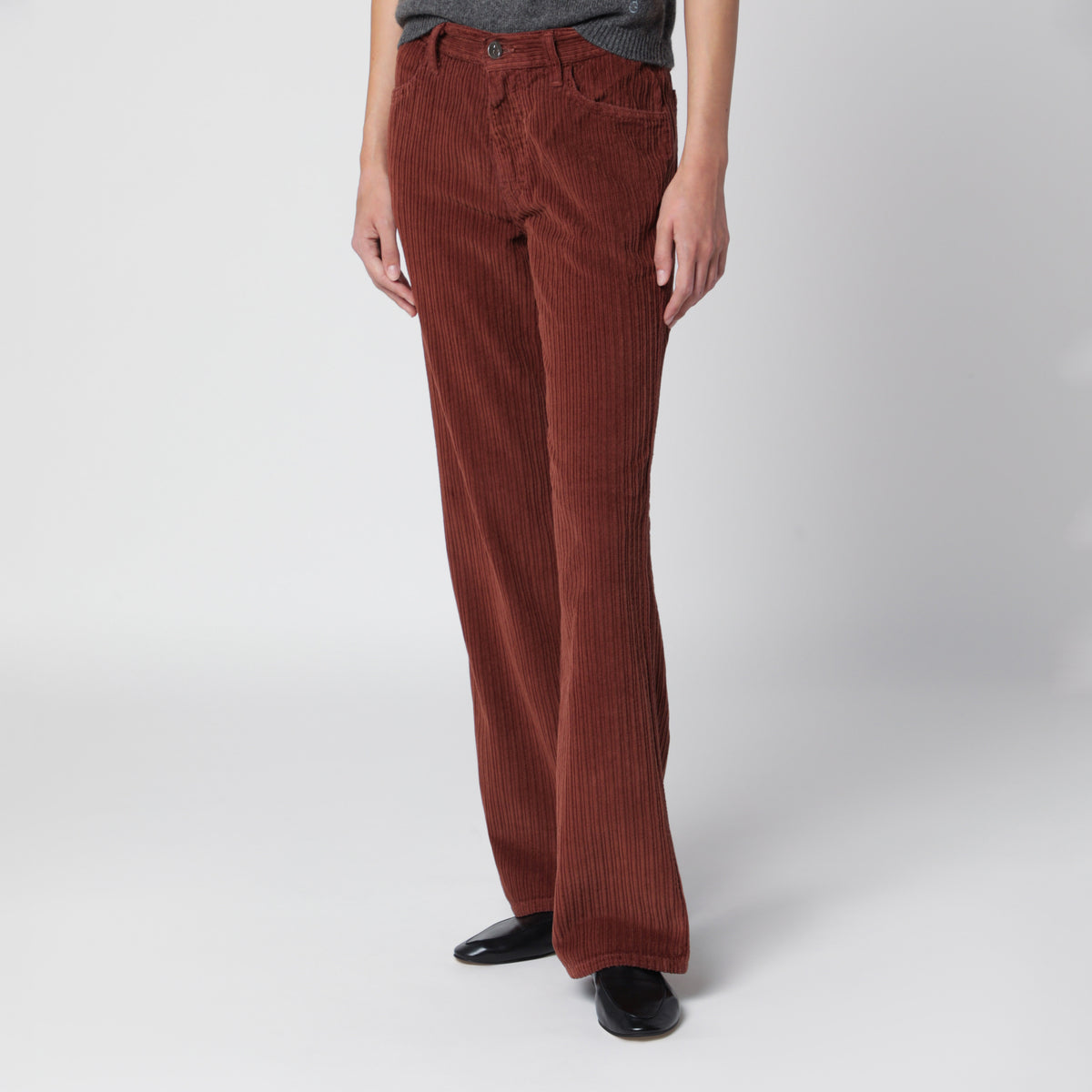 France Brown 21 Cordhose