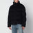 Navy blue Giulio padded jacket in cashmere