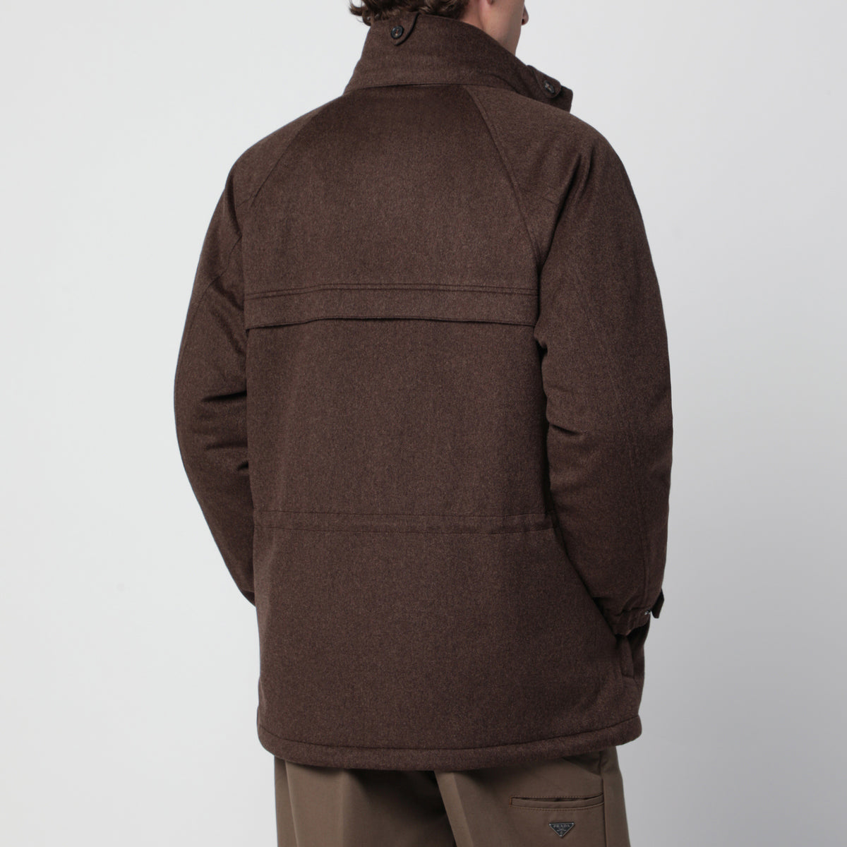 Giacca Icer marrone scura in cashmere