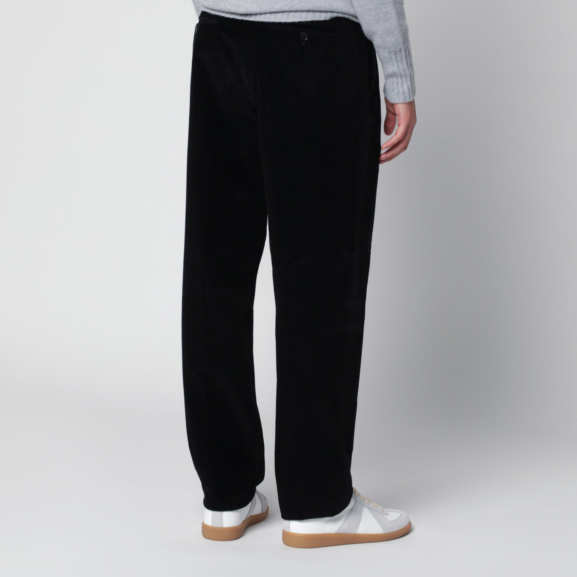 Dunkelgraue Cordhose