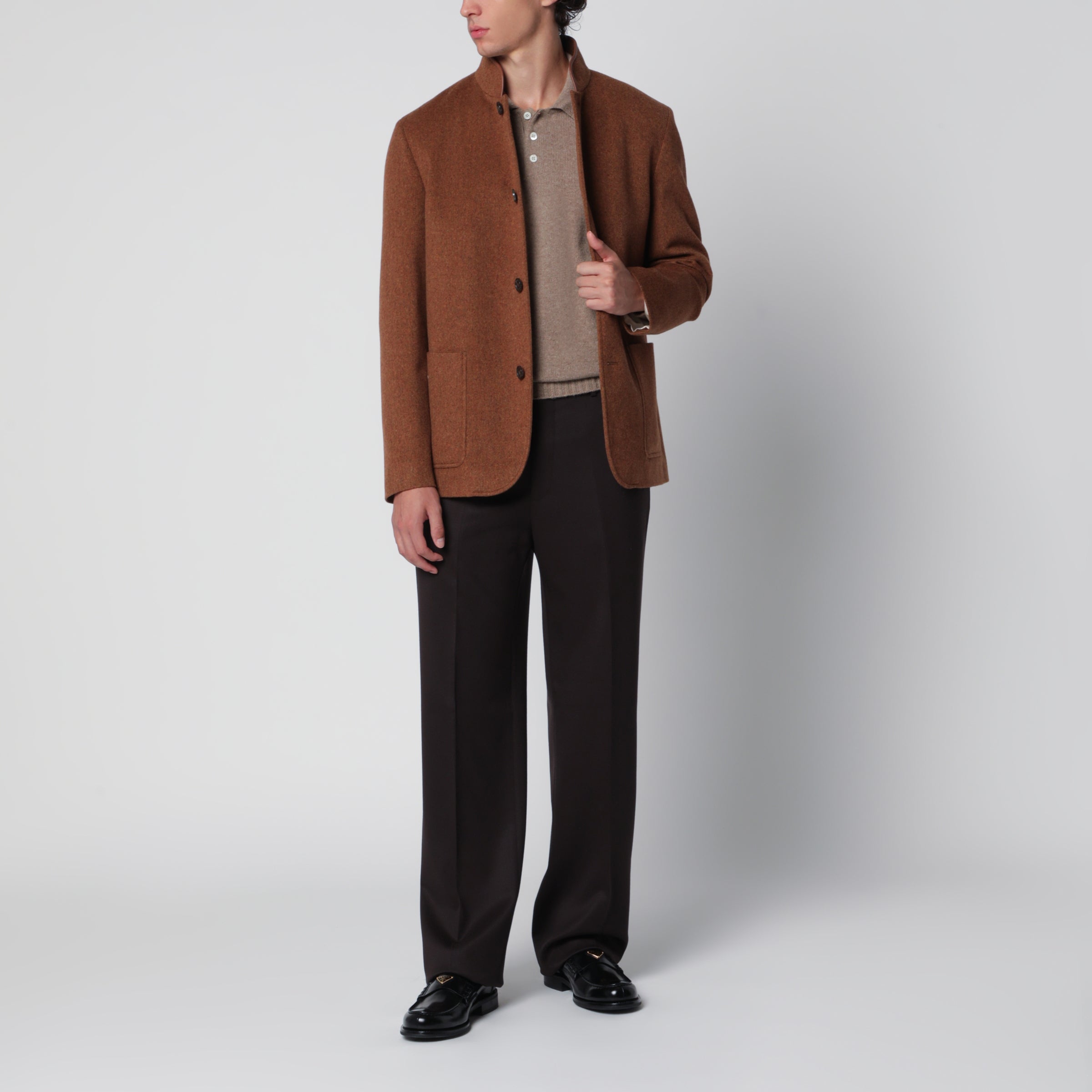 Loro Piana Spagna Iris Bronze Cashmere Jacket | TheDoubleF