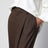 Pantaloni marroni con motivo check in lana e cashmere